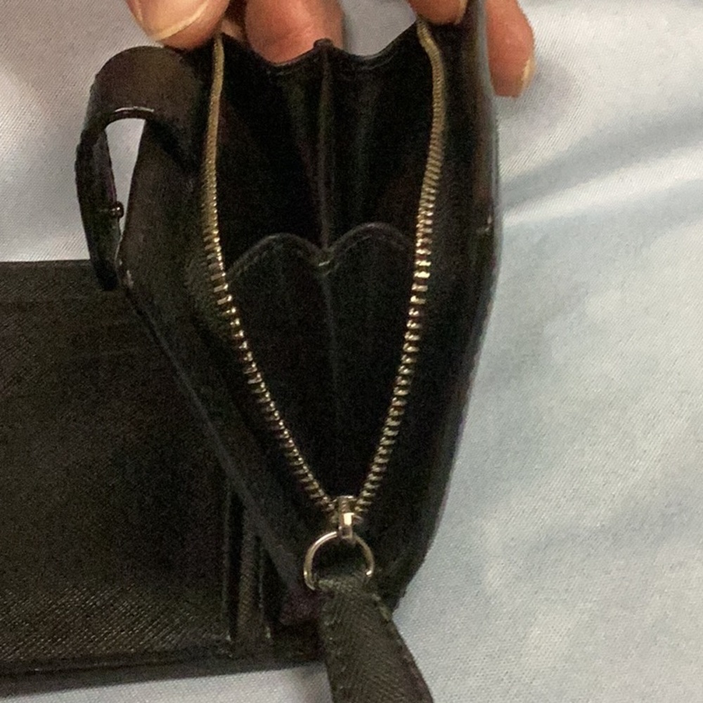 Coach Midnight Black Leather Wallet - Picture 12 of 13